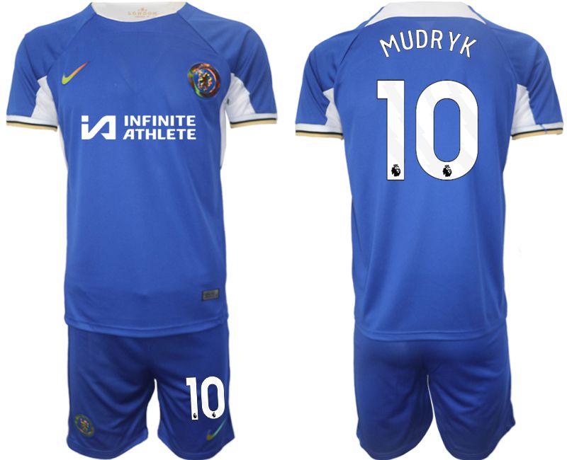 Men 2023-2024 Club Chelsea FC home blue #10 Soccer Jersey